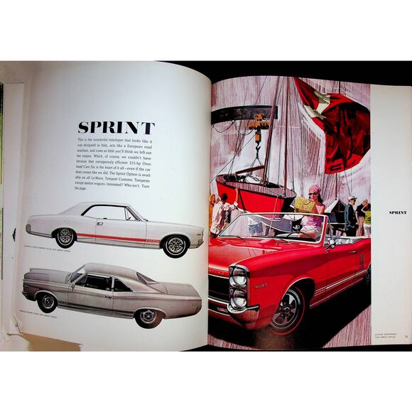 Orig 1967 Pontiac Line Up Brochure GTO 2-2 Le Mans Tempest Grand Prix Bonneville - Picture 13 of 16